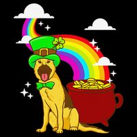 German Shepherd Leprechaun! Funny St Paddy's Day 16 in Basic Backpack