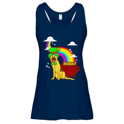 German Shepherd Leprechaun! Funny St Paddy's Day Ladies Essential Flowy Tank