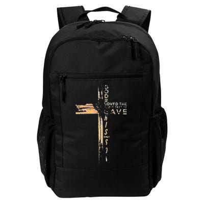 God So Loved The World That He Gave His Only Son Daily Commute Backpack