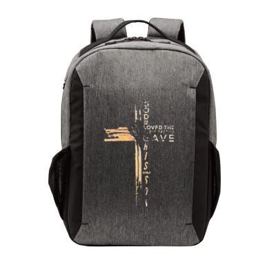 God So Loved The World That He Gave His Only Son Vector Backpack