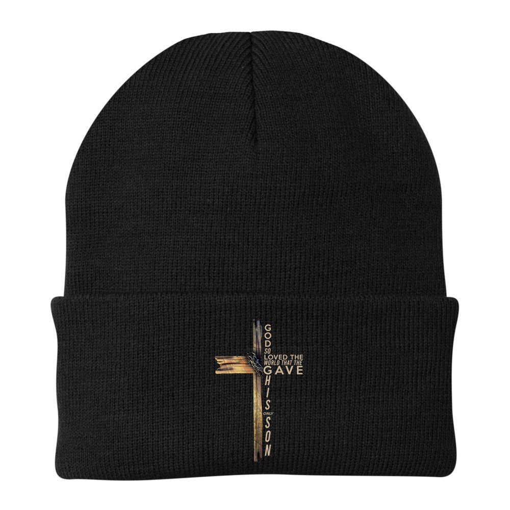 God So Loved The World That He Gave His Only Son Beanie