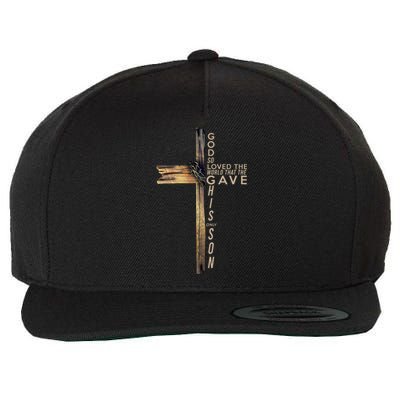 God So Loved The World That He Gave His Only Son Wool Snapback Cap