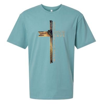 God So Loved The World That He Gave His Only Son Sueded Cloud Jersey T-Shirt