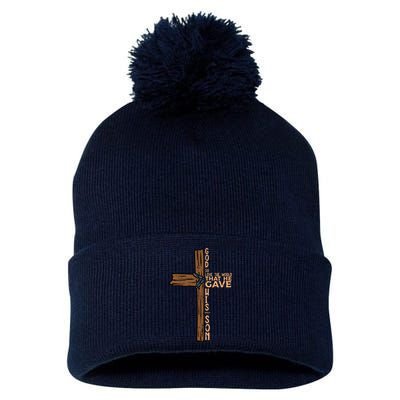 God So Loved The World John 316 Easter Religious Pom Pom 12in Knit Beanie