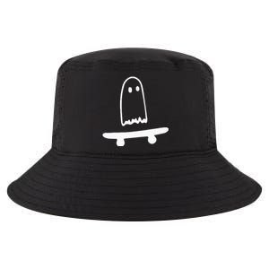 Ghost Skateboard Lazy Halloween Costume Funny Skateboarding Cool Comfort Performance Bucket Hat