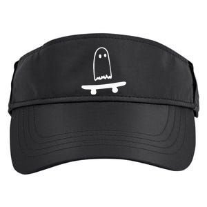 Ghost Skateboard Lazy Halloween Costume Funny Skateboarding Adult Drive Performance Visor