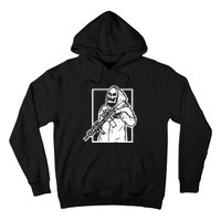 Gangster Skeleton Lazy Halloween Costume Cool Skull Bones Hoodie