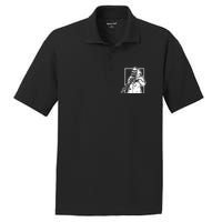 Gangster Skeleton Lazy Halloween Costume Cool Skull Bones PosiCharge RacerMesh Polo