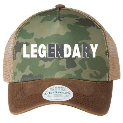 Gym Squad Leg Day  Legendary Workout Legacy Tie Dye Trucker Hat