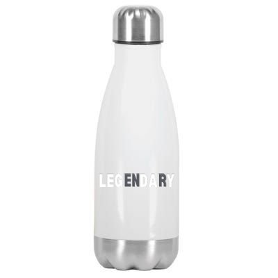 Gym Squad Leg Day  Legendary Workout Stainless Steel Insulated Water Bottle