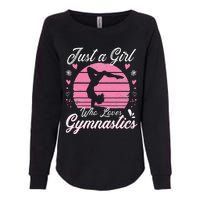 Gymnastic Sport Lover Just A Girl Who Loves Gymnastics Womens California Wash Sweatshirt