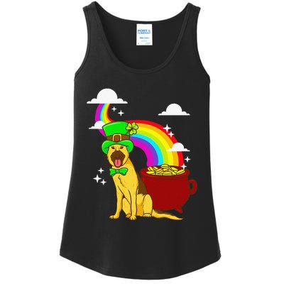 German Shepherd Leprechaun! Funny St Paddy's Day Ladies Essential Tank