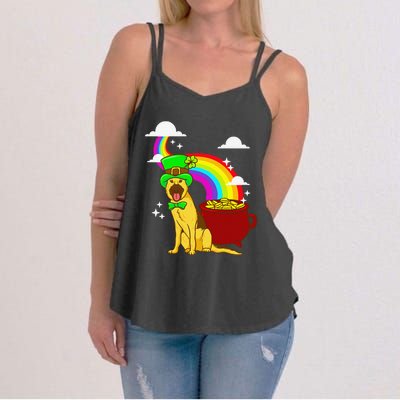 German Shepherd Leprechaun! Funny St Paddy's Day Women's Strappy Tank