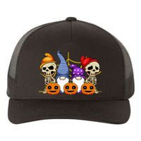 Gnomes Skeleton Lazy Halloween Costume Cute Gnome Skull Yupoong Adult 5-Panel Trucker Hat