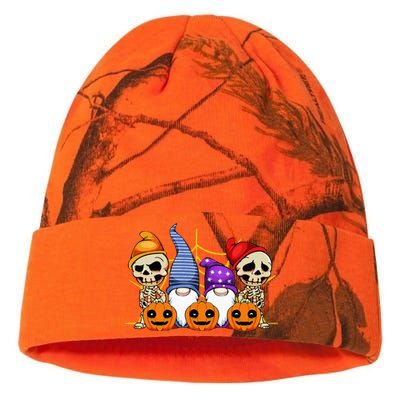 Gnomes Skeleton Lazy Halloween Costume Cute Gnome Skull Kati Licensed 12" Camo Beanie