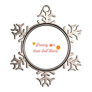 Groovy Self Love Metallic Star Ornament