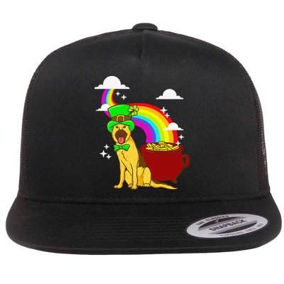 German Shepherd Leprechaun! Funny St Paddy's Day Flatbill Hat