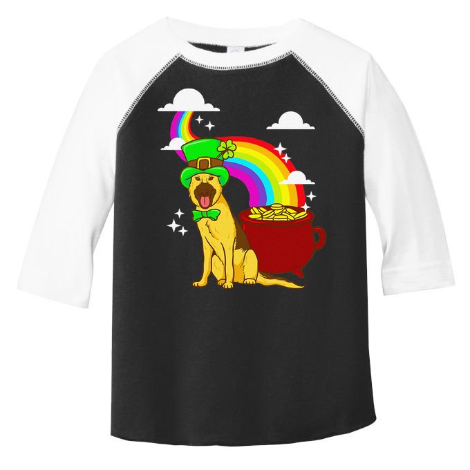 German Shepherd Leprechaun! Funny St Paddy's Day Toddler Fine Jersey T-Shirt