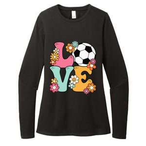 Groovy Soccer Love Cute Soccer Lover Womens CVC Long Sleeve Shirt