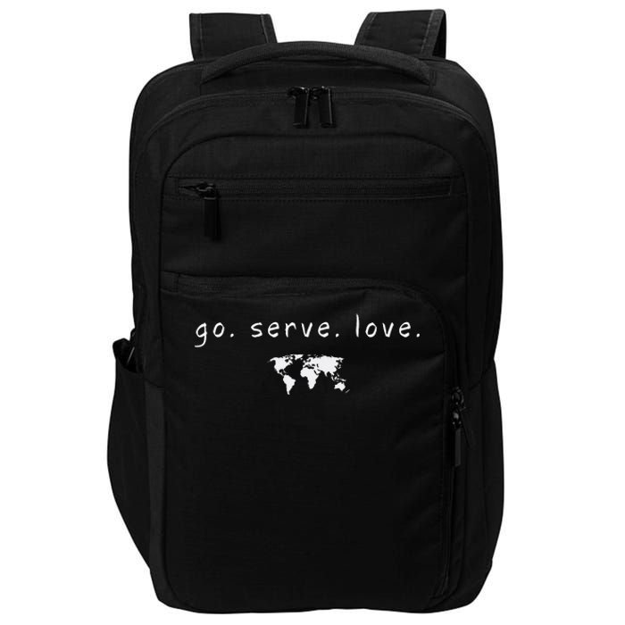 Go Serve Love World Mission Trip Ministry Christian Impact Tech Backpack