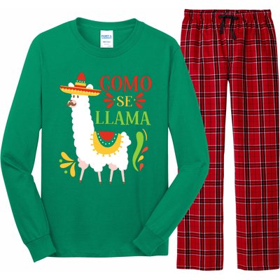 Gomo Se Llama Funny Cinco De Mayo Long Sleeve Pajama Set