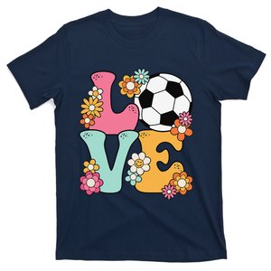 Groovy Soccer Love Cute Soccer Lover T-Shirt