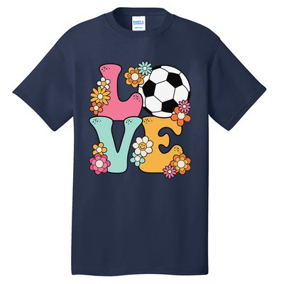 Groovy Soccer Love Cute Soccer Lover Tall T-Shirt