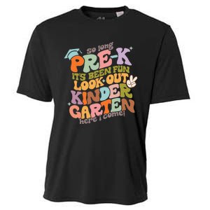 Groovy So Long Prek Look Out Kindergarten Back to School Cooling Performance Crew T-Shirt