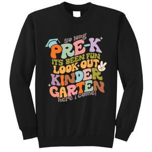 Groovy So Long Prek Look Out Kindergarten Back to School Sweatshirt