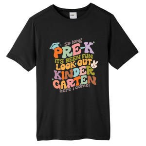 Groovy So Long Prek Look Out Kindergarten Back to School Tall Fusion ChromaSoft Performance T-Shirt