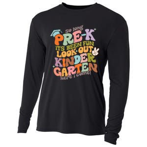 Groovy So Long Prek Look Out Kindergarten Back to School Cooling Performance Long Sleeve Crew