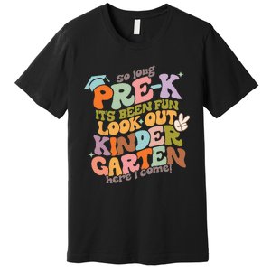 Groovy So Long Prek Look Out Kindergarten Back to School Premium T-Shirt