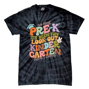 Groovy So Long Prek Look Out Kindergarten Back to School Tie-Dye T-Shirt