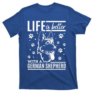 Ger Shepherd Lovers Life Is Better With A Ger Shepherd Gift T-Shirt