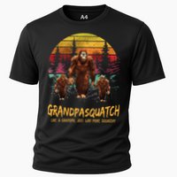 Grandpa Squatch Like A Grandpa Just Way More Squatchy Retro Cooling Performance Crew T-Shirt