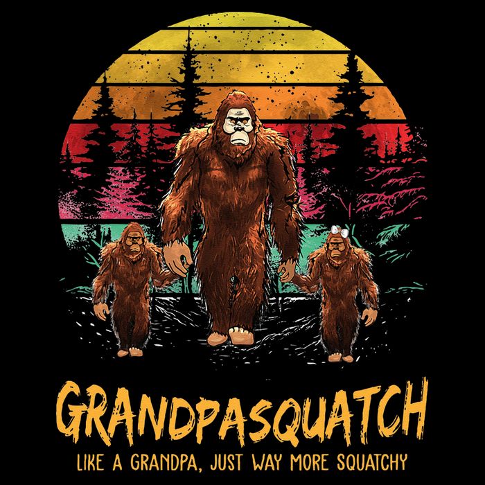 Grandpa Squatch Like A Grandpa Just Way More Squatchy Retro Cooling Performance Crew T-Shirt
