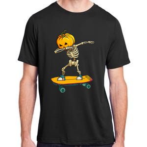 Ghost Skateboard Lazy Halloween Costume Funny Skateboarding Adult ChromaSoft Performance T-Shirt