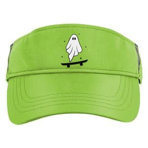 Ghost Skateboard Lazy Halloween Costume Funny Skateboarding Adult Drive Performance Visor