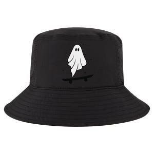 Ghost Skateboard Lazy Halloween Costume Funny Skateboarding Cool Comfort Performance Bucket Hat