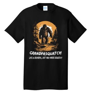 Grandpa Squatch Like A Grandpa Just Way More Squatchy Tall T-Shirt