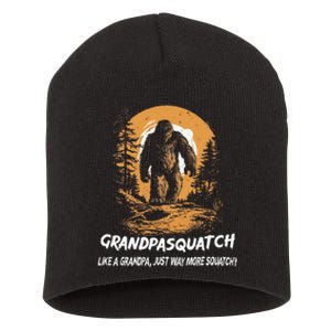 Grandpa Squatch Like A Grandpa Just Way More Squatchy Short Acrylic Beanie