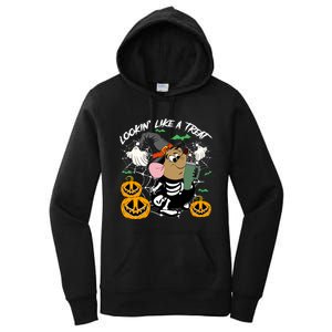 Gus Skeleton Lookin Like A Treat Halloween Women's Pullover Hoodie