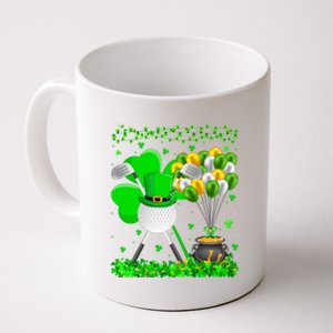 Golf Sports Lover Funny Shamrock Golf St Patrick's Day Cute Gift Coffee Mug