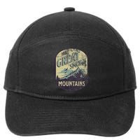 Great Smoky Mountains Nature Hike Mountain Outdoors 7-Panel Snapback Hat