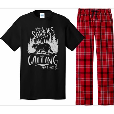 Great Smoky Mountains The Smokies Are Calling And I Must Go Pajama Set