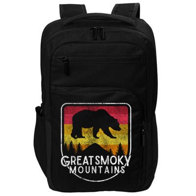 Great Smoky Mountains National Park Retro Gift Impact Tech Backpack