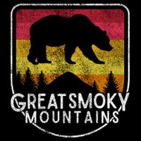 Great Smoky Mountains National Park Retro Gift Flat Bill Trucker Hat