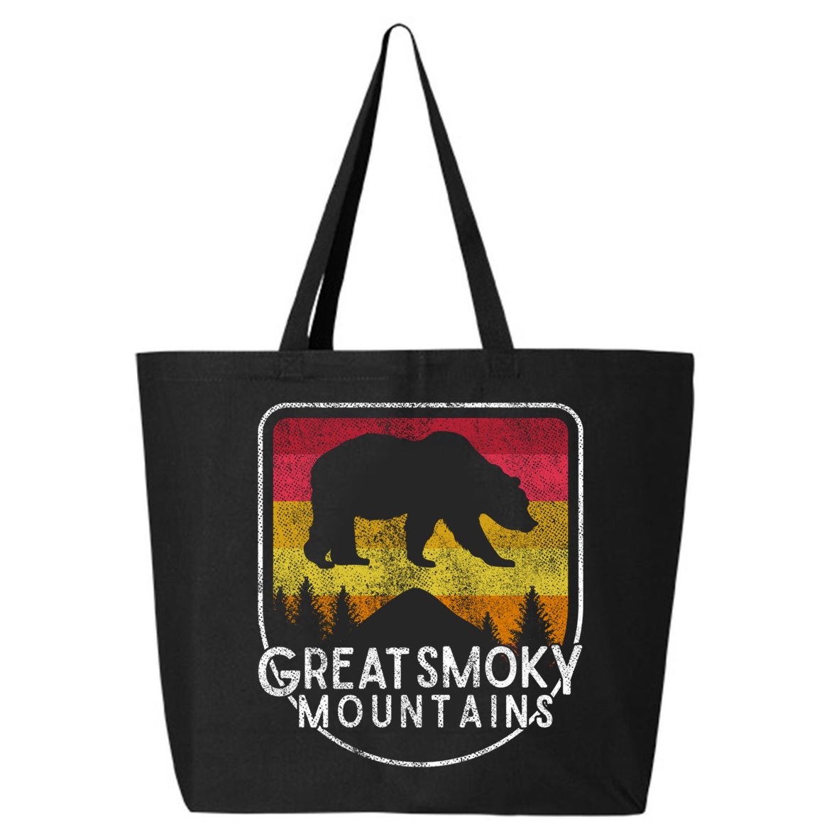 Great Smoky Mountains National Park Retro Gift 25L Jumbo Tote