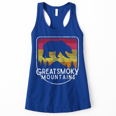 Great Smoky Mountains National Park Retro Gift Womens Tank Top