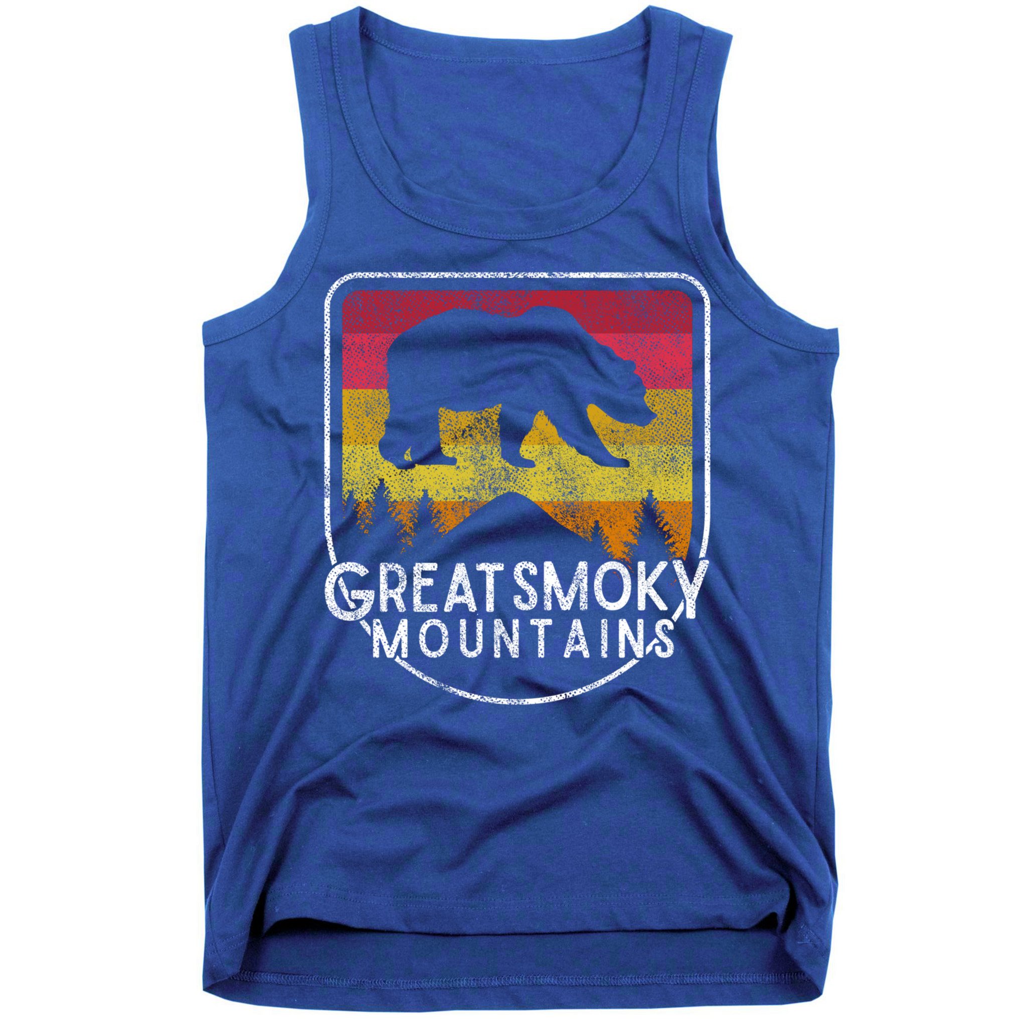 Great Smoky Mountains National Park Retro Gift Tank Top